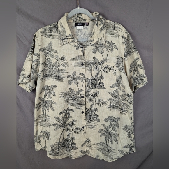 Vintage Tapestry Hawaiian shirt large - Picture 1 of 9